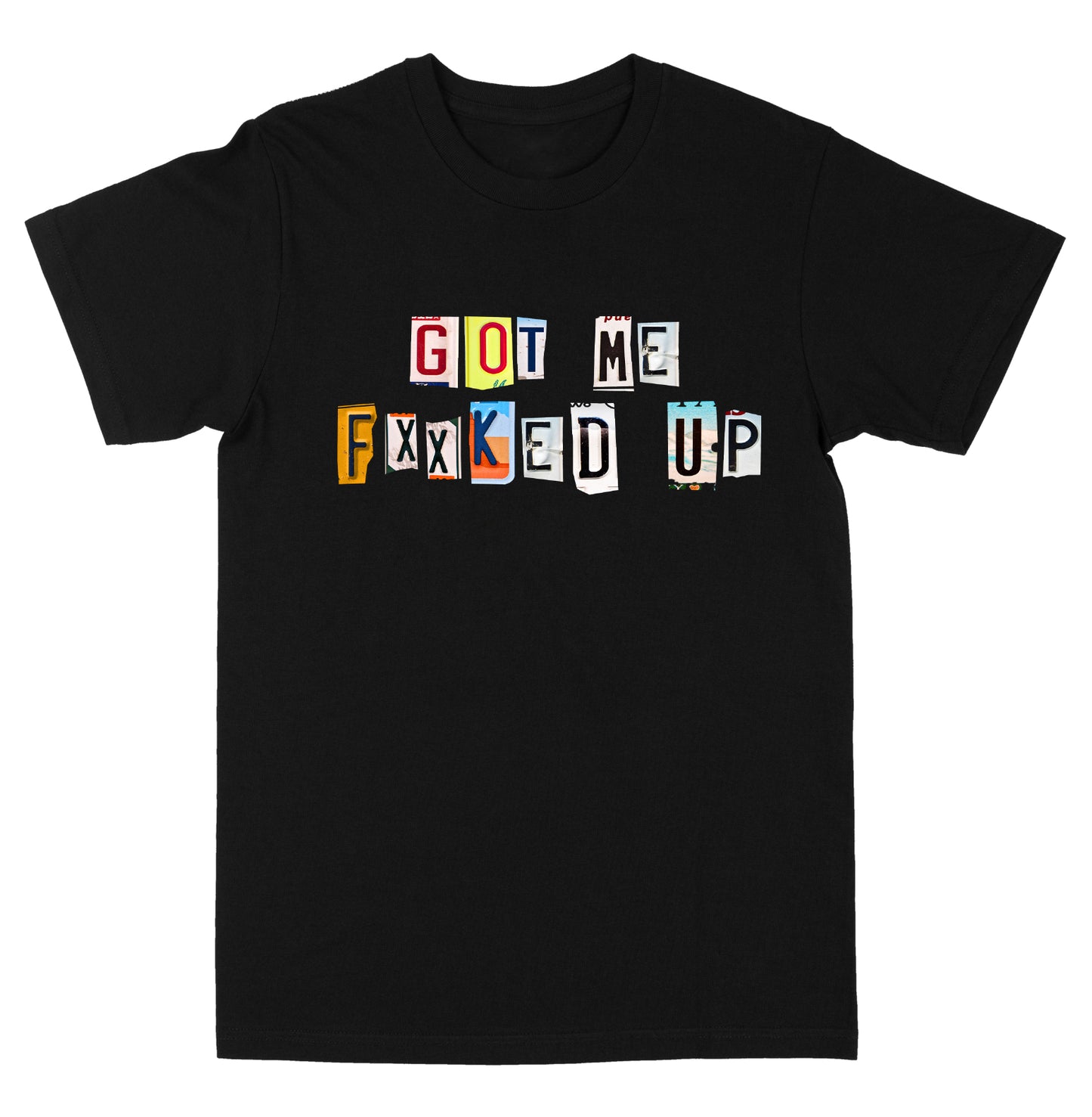 Azuxena "Lic Plate" Black Tee