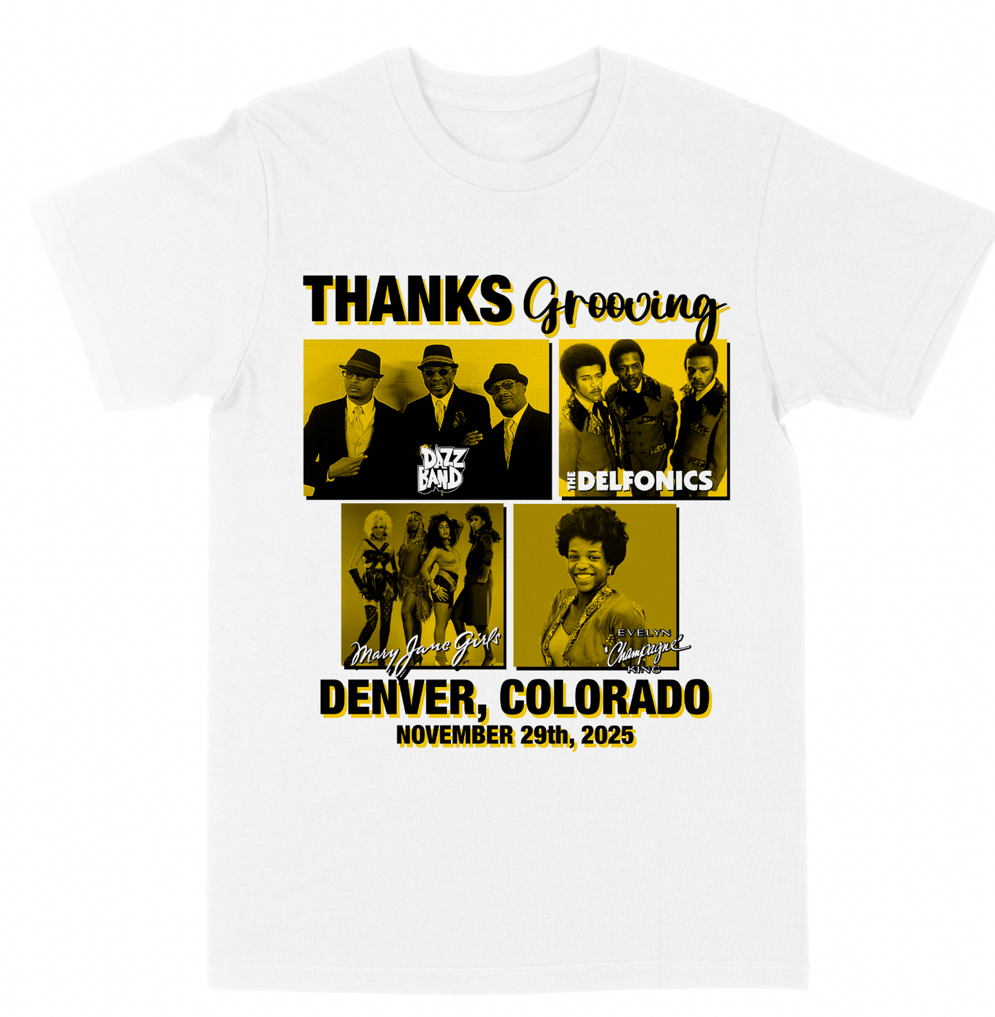 Thanks Groovin "White" Tee