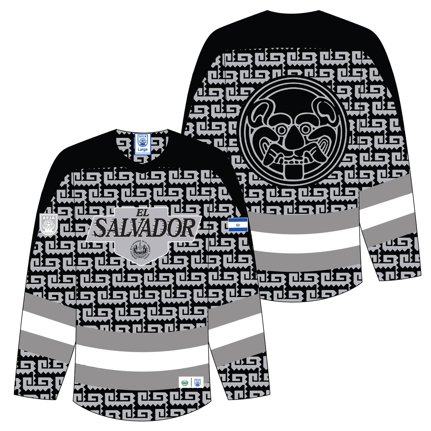 El Salvador "Hockey" Jersey (Grey Pattern)