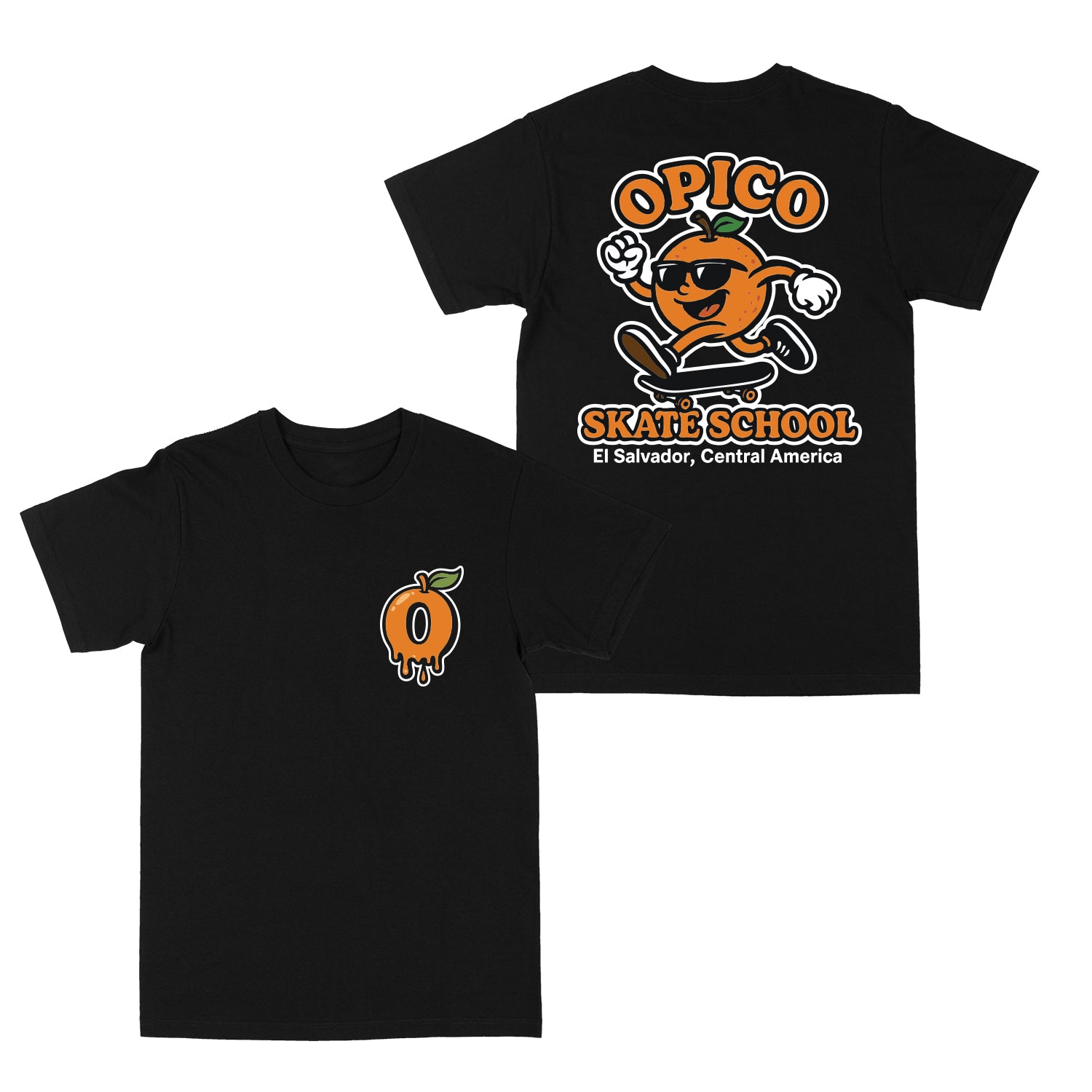 Opico Skate "Black" Tee