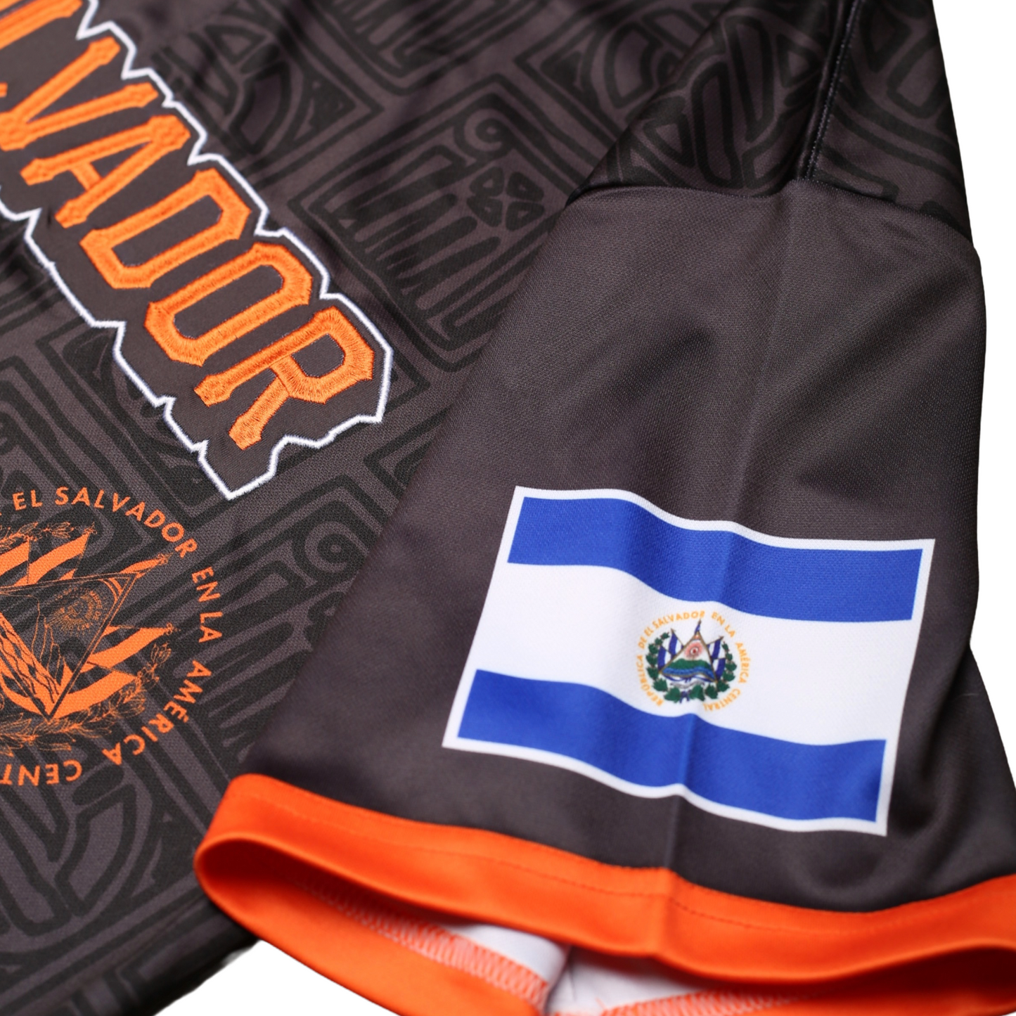 El Salvador "Black/Orange" Baseball Jersey "Includes Ticket"