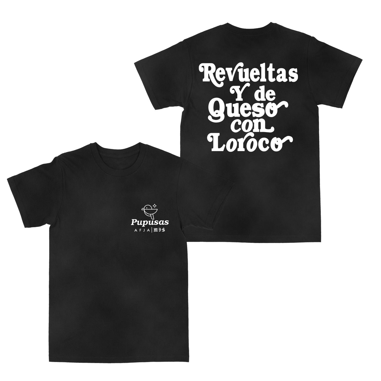 Pupusas "Vintage Black" Tee