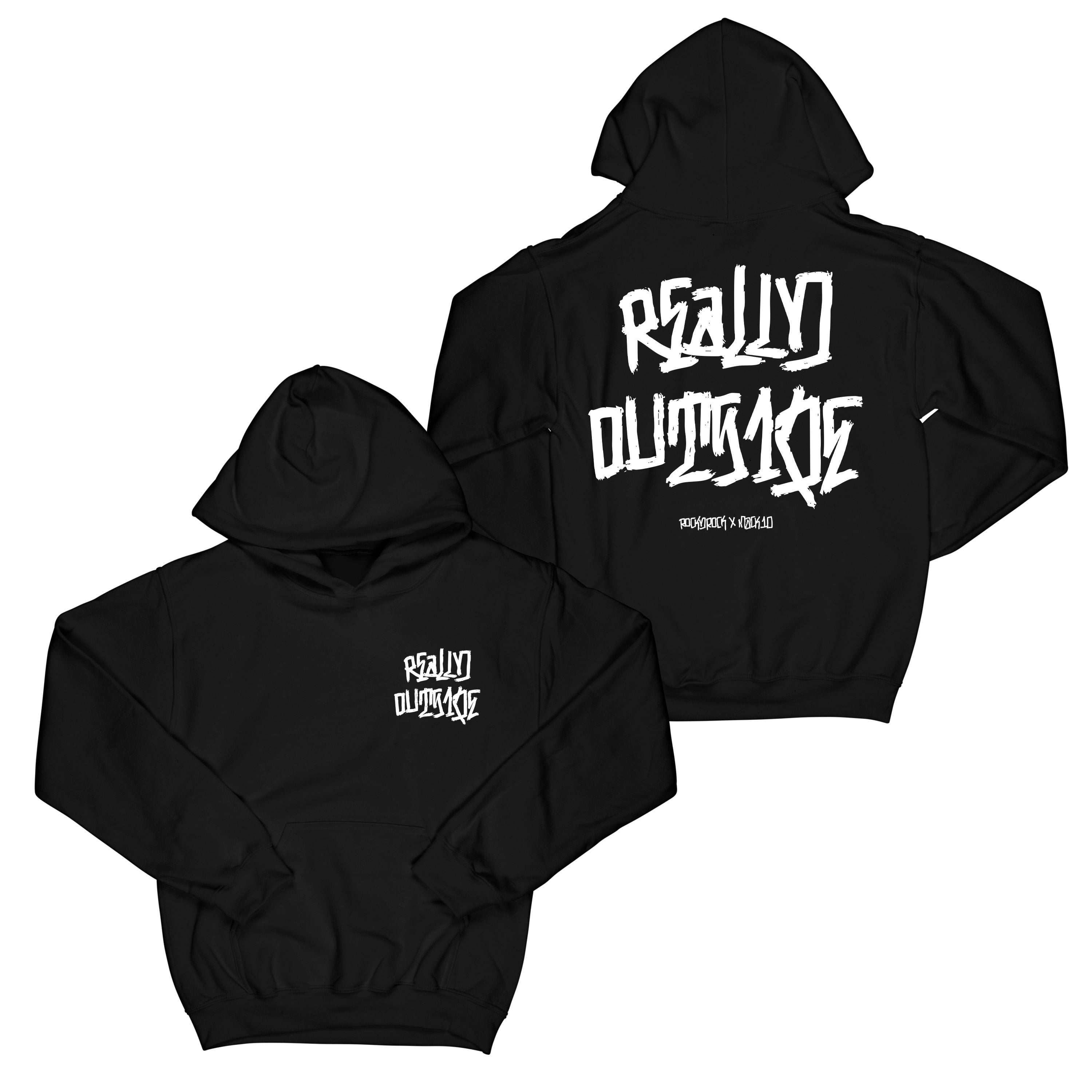 Really Outside "Black" Hoodie