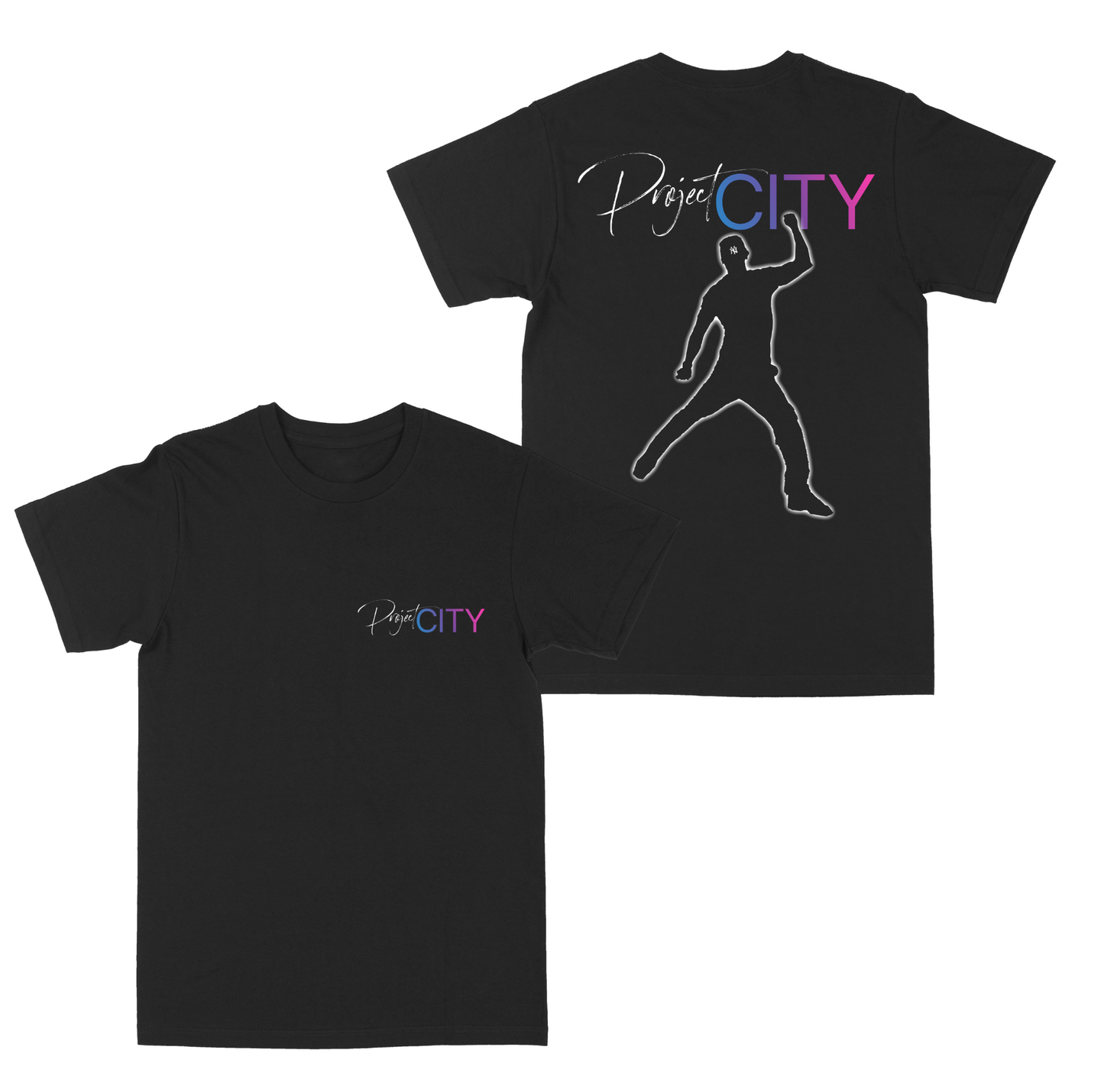 Project City "Jump Man Silhouette" Black Tee