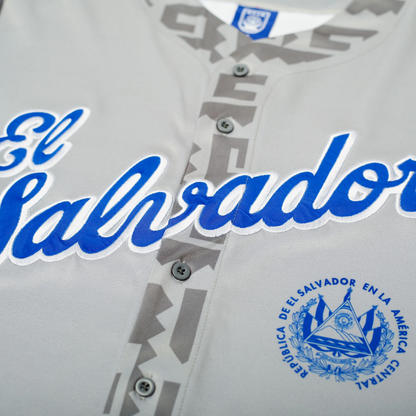El Salvador "Grey" Baseball Jersey