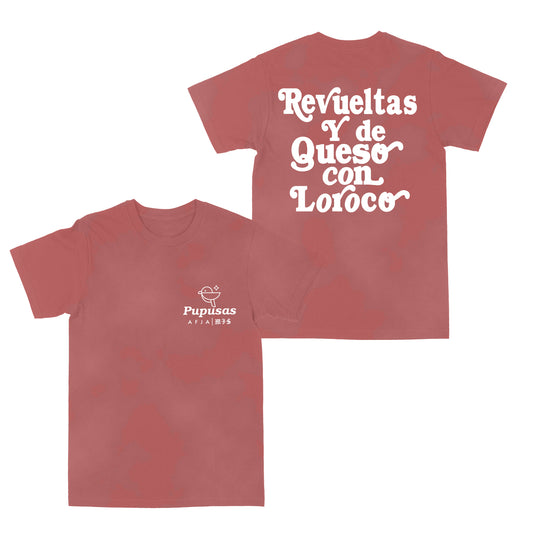 Pupusas "Vintage Red" Tee